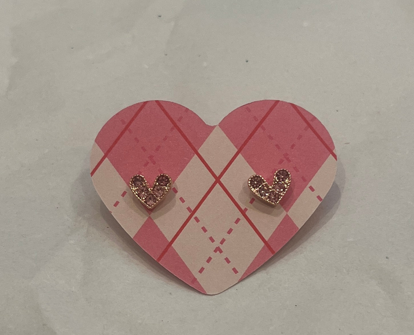 Shimmer Heart Studs