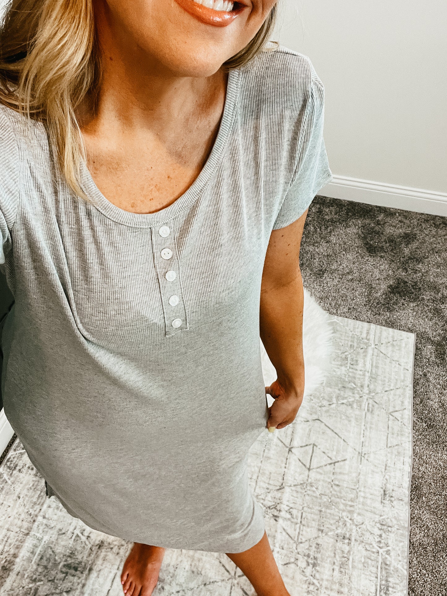Cloud Henley Summer Dress