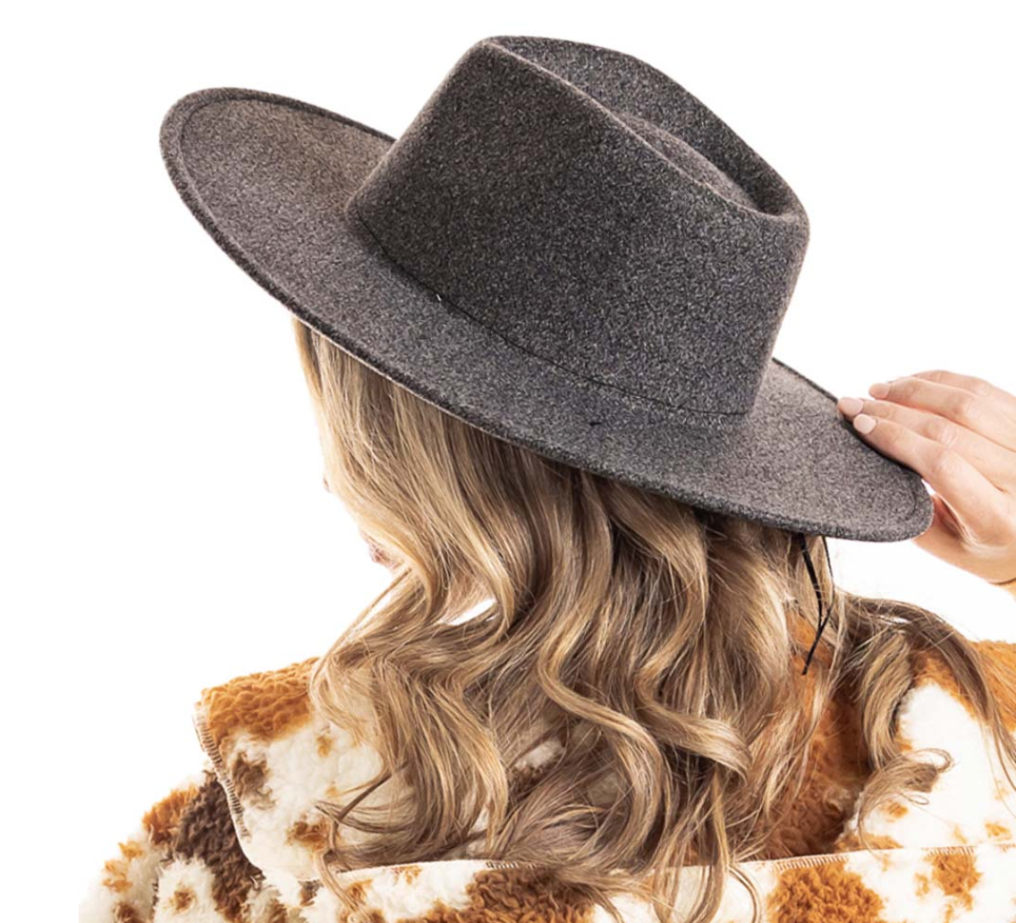 Wide Brim Felt Hat