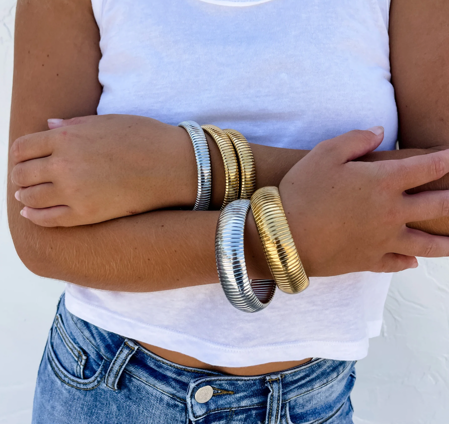 Stretchy Metal Bangle