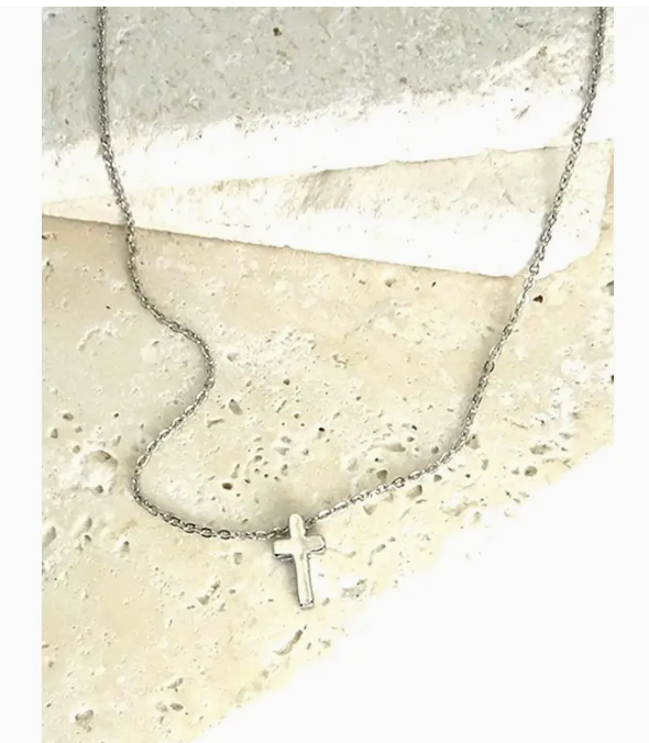 Classic Mini Cross Necklace