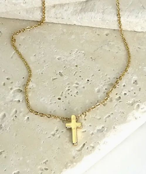 Classic Mini Cross Necklace