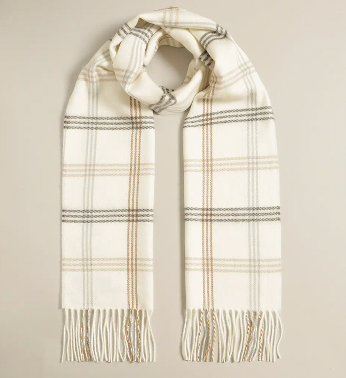 Cashmere Feel Plaid Scarf