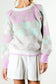 Long Sleeve Colorblock Sweater