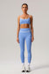 Contrasting Piping Workout Set
