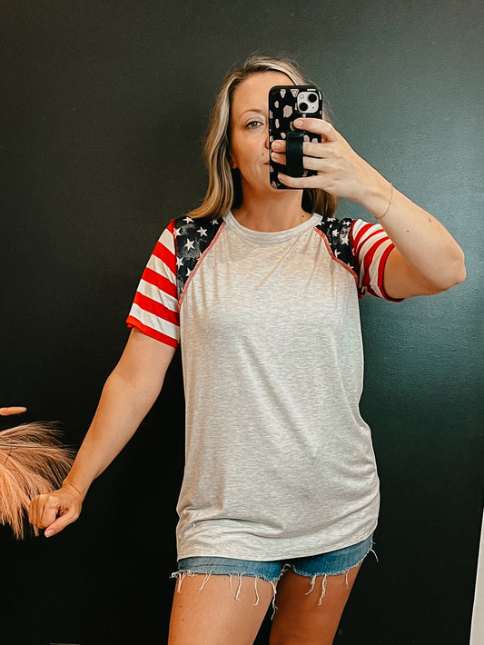 Stars and Stripes Comfort Tee