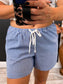 Gingham Casual Shorts