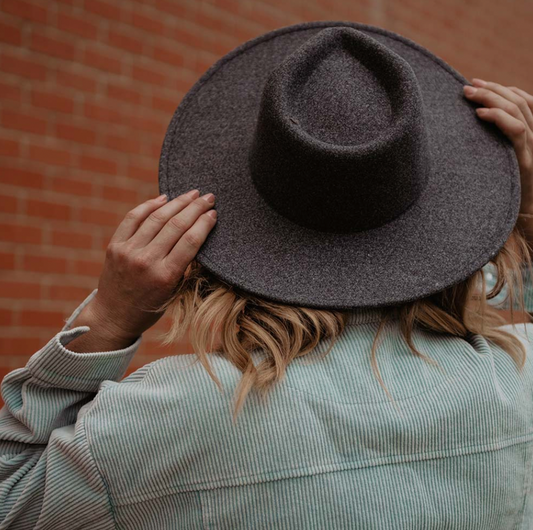 Wide Brim Felt Hat