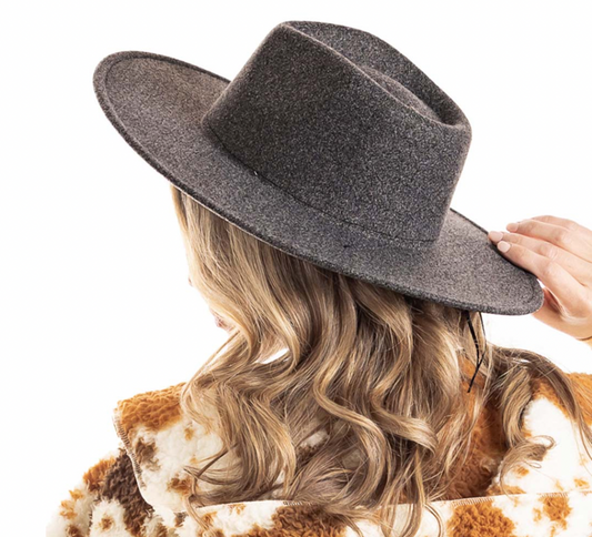 Wide Brim Felt Hat