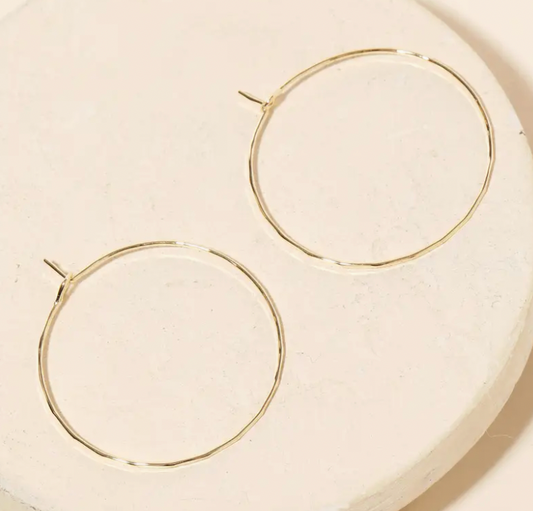 Thin Gold Hoop