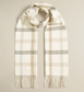 Cashmere Feel Plaid Scarf