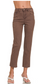 Cropped Stretch Colored Denim Pants