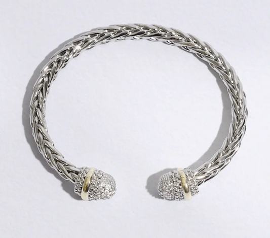 Multi Toned Braided Bracelet