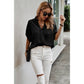 Black Flowy Blouse