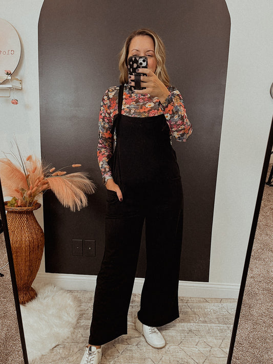 Floral Mesh Top